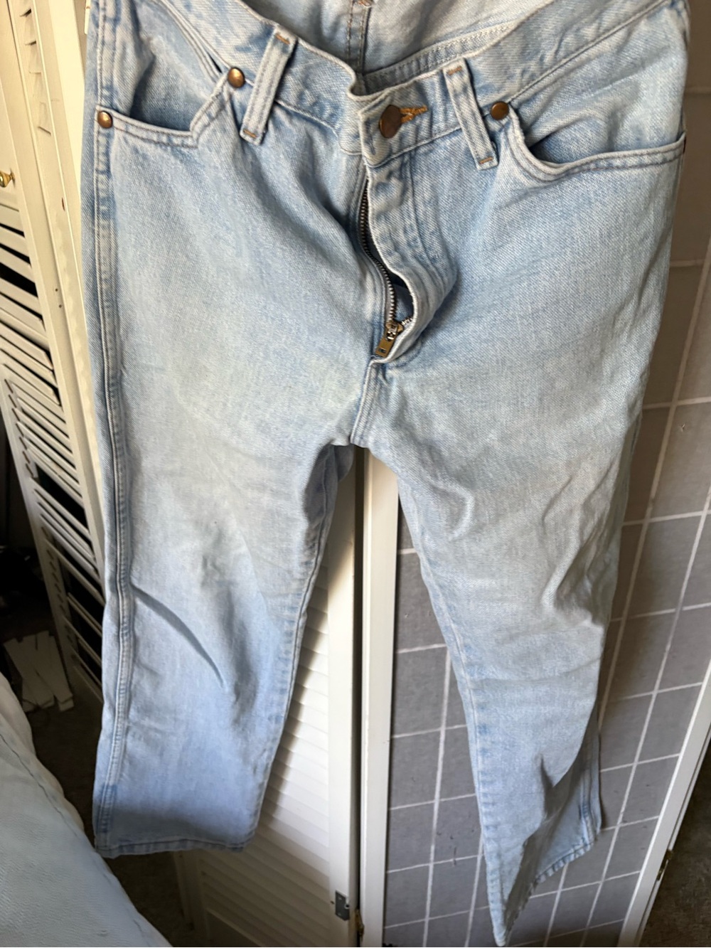 Wrangler Light Blue Straight Men's Jeans